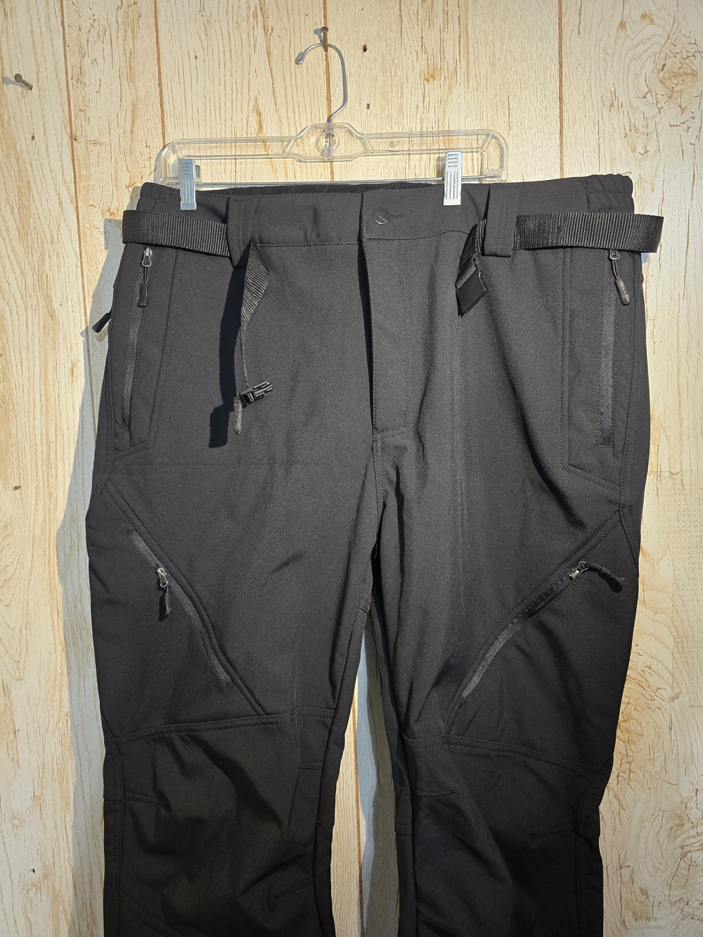 FREE SOLDIER Insulated Tactical Pants Men’s 38x34 Black Winter Softshell NWOT